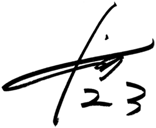 選手サインを紹介しています