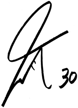 選手サインを紹介しています