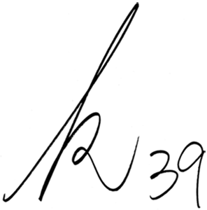 選手サインを紹介しています